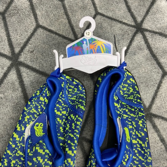 Strand Blue and Neon Water Swim Shoes NWT - Picture 2 of 6